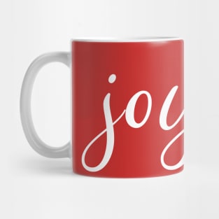 Copy of Joyful Blush Pink Script Christmas Holiday Wish Mug